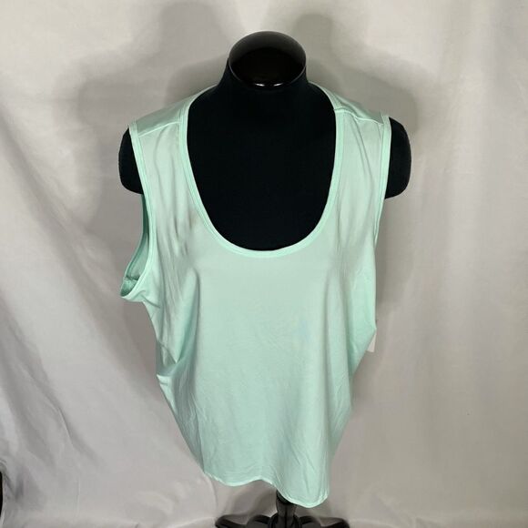 Marika Curves Mint Ventilated Tank - Women’s 1X - Picture 2 of 8